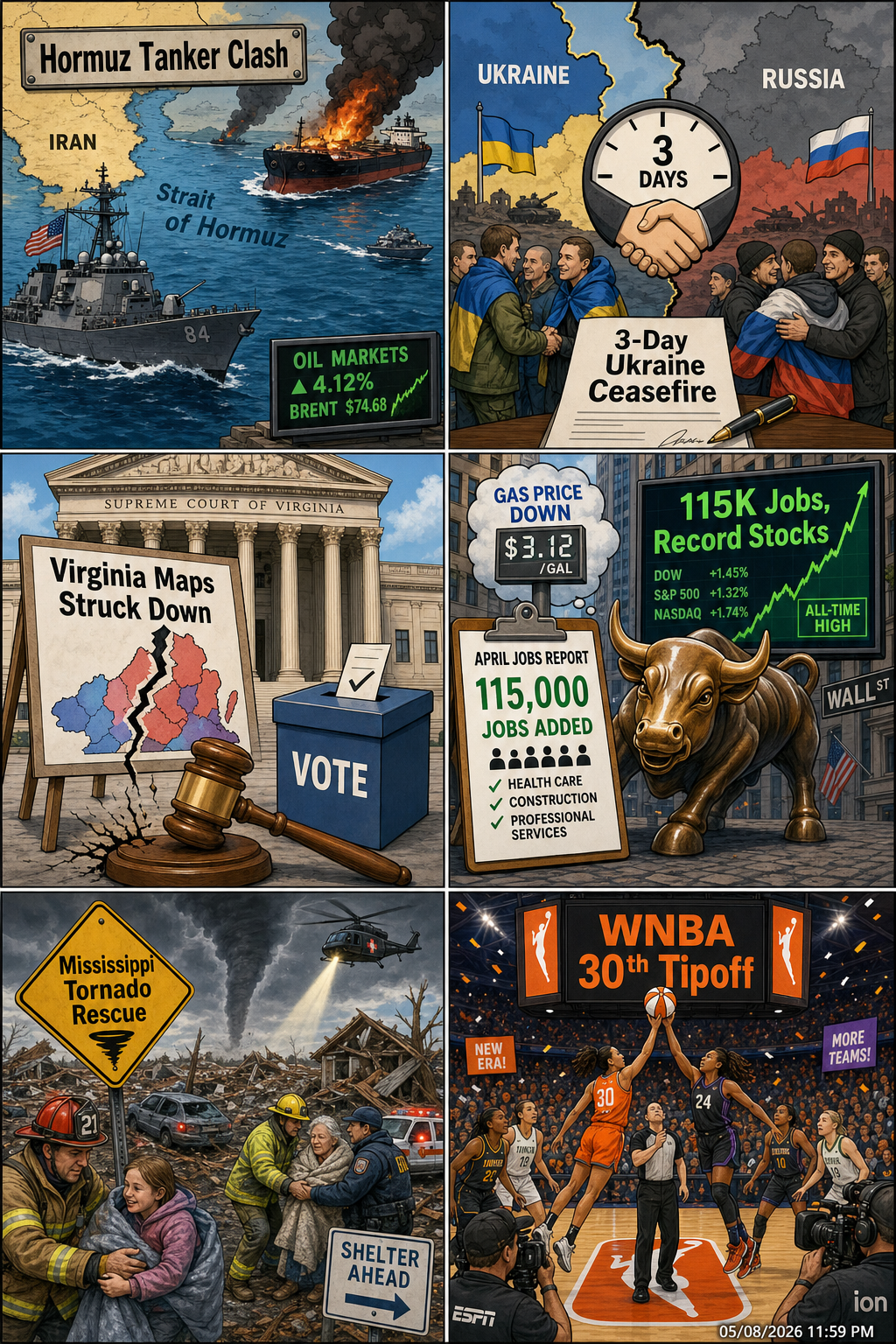 Daily News Collage 5 8 26