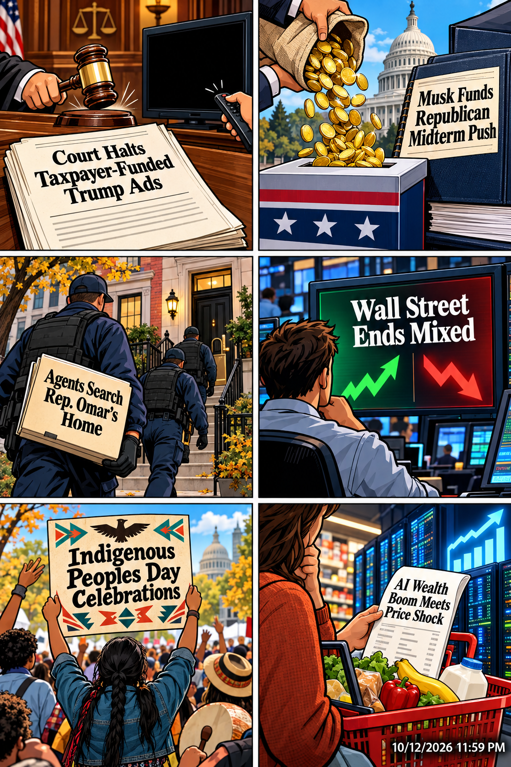 Daily News Collage 10 12 26