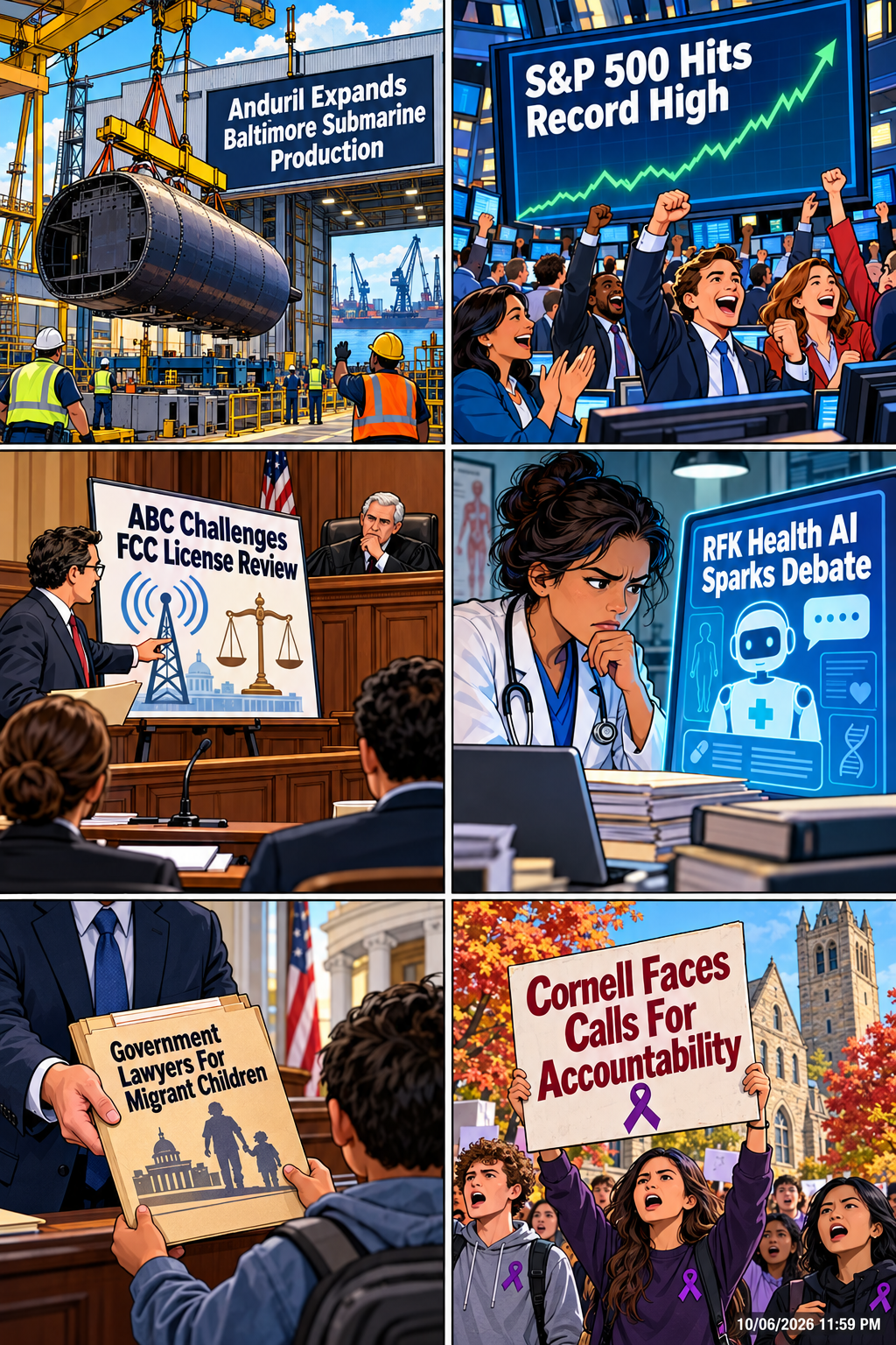 Daily News Collage 10 6 26