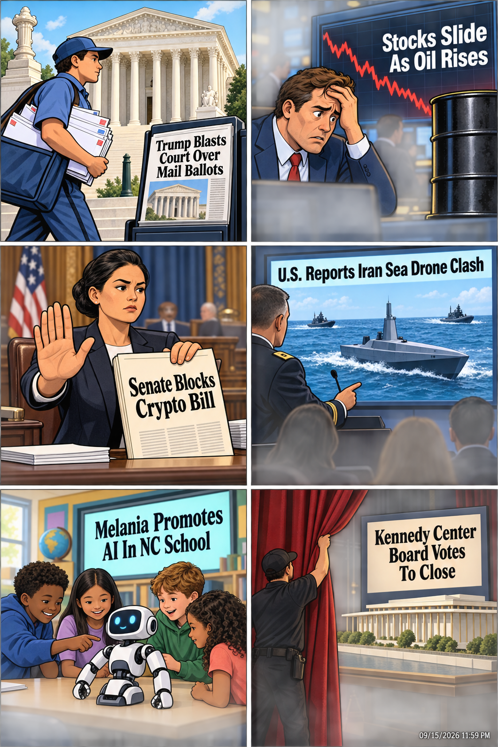 Daily News Collage 9 15 26