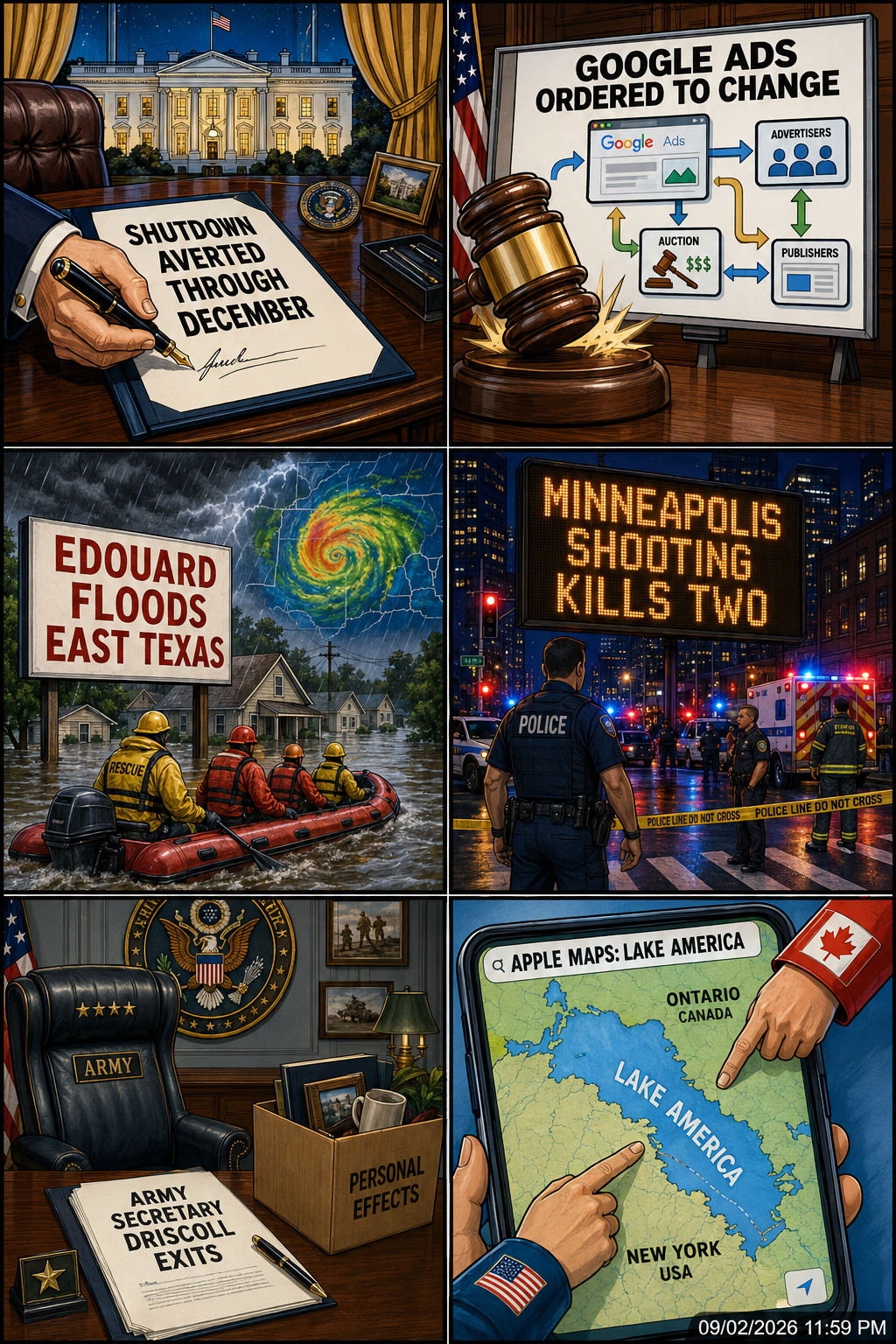 Daily News Collage 9 2 26