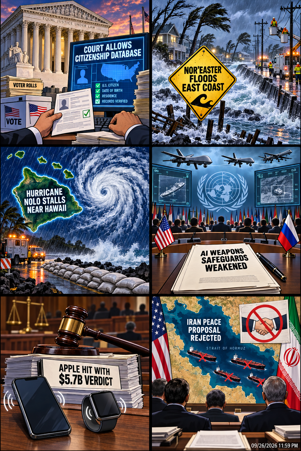 Daily News Collage 9 26 26