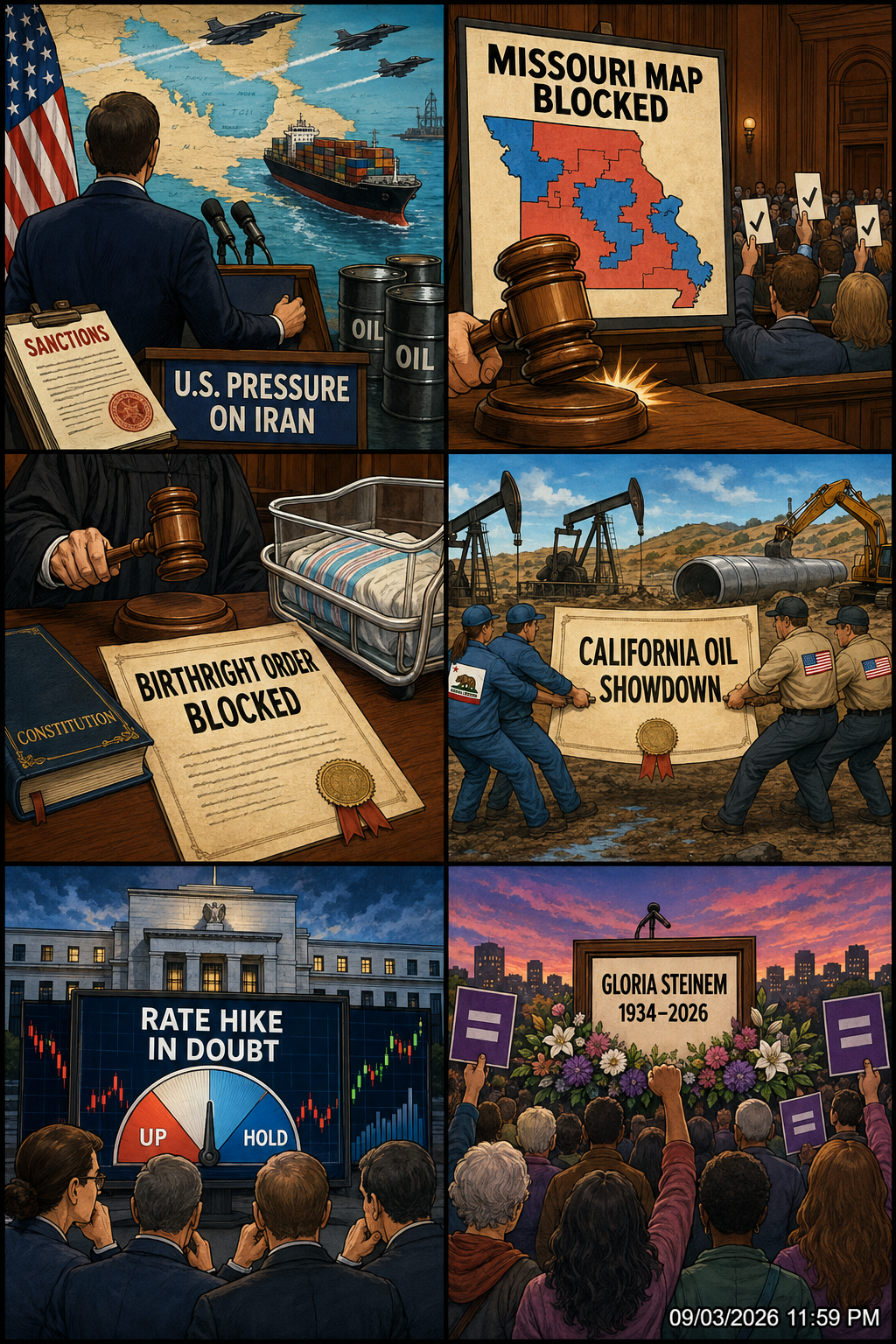 Daily News Collage 9 3 26