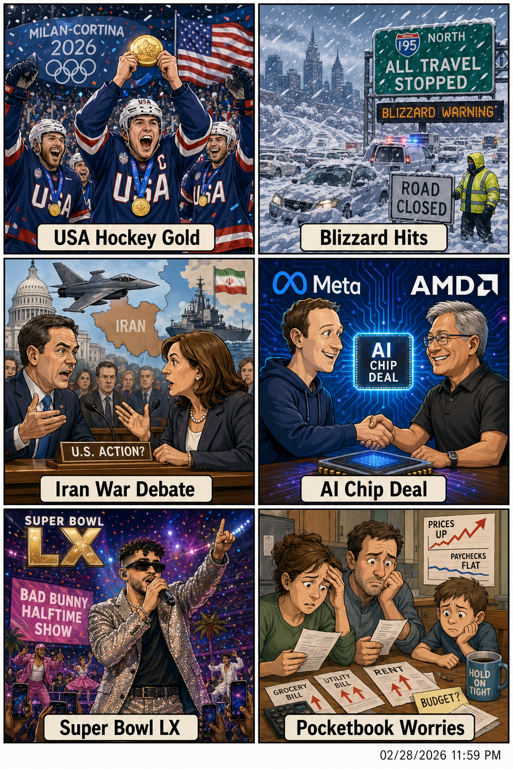 Monthly News Collage February 2026