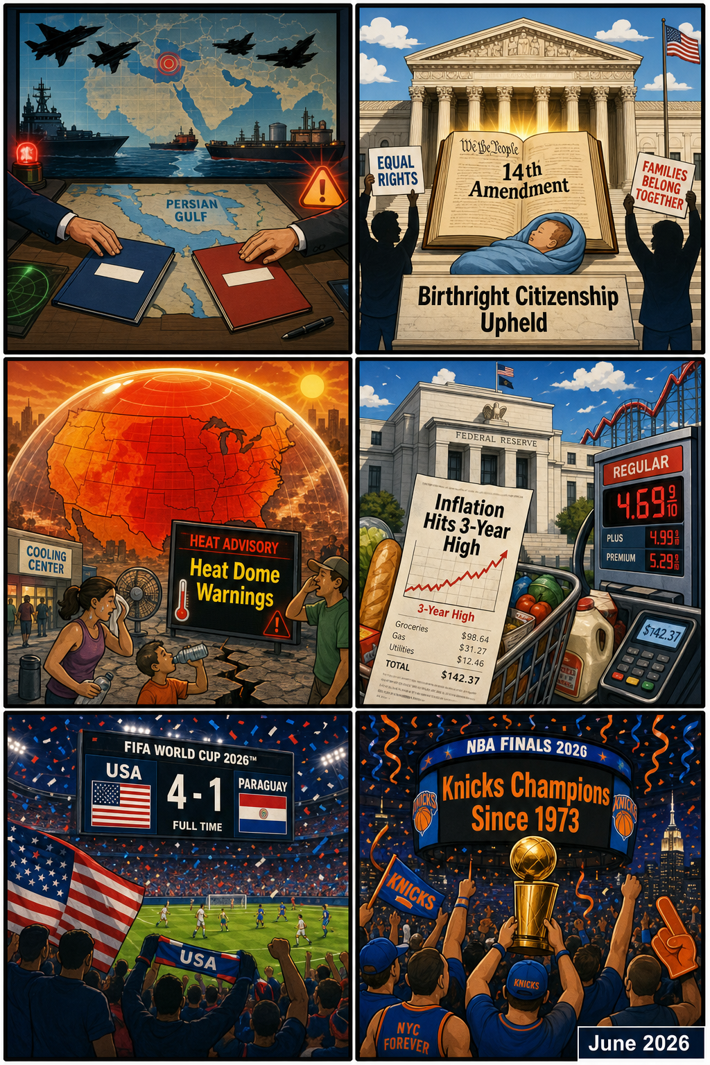 Monthly News Collage June 2026
