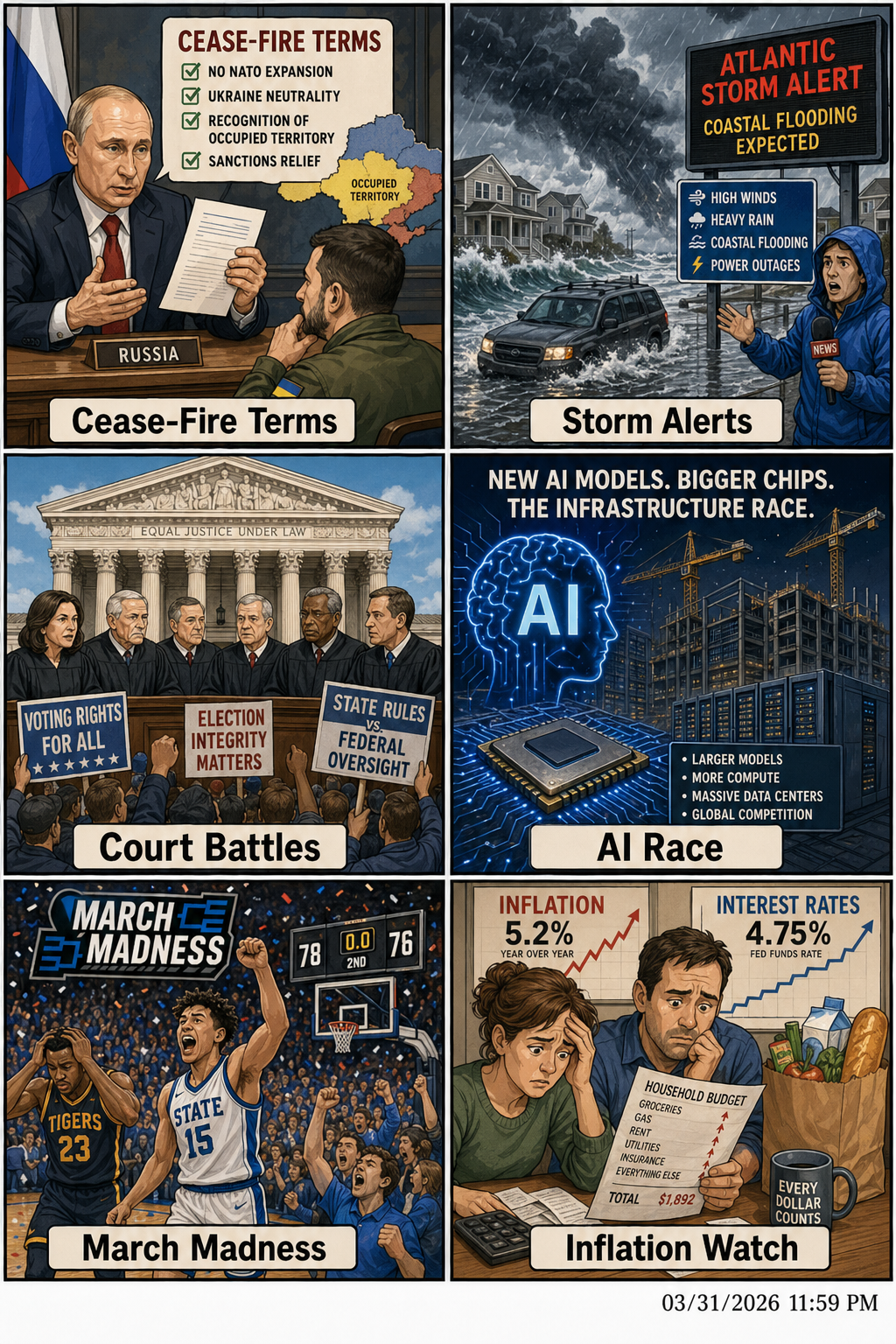 Monthly News Collage March 2026