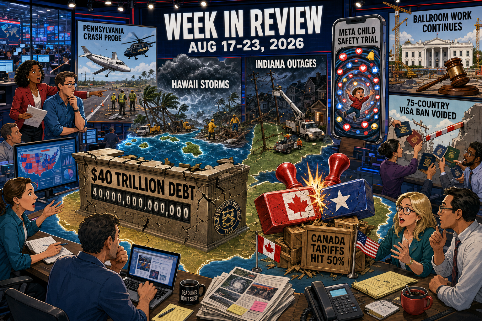 Weekly News Montage 2026 08 17 To 2026 08 23