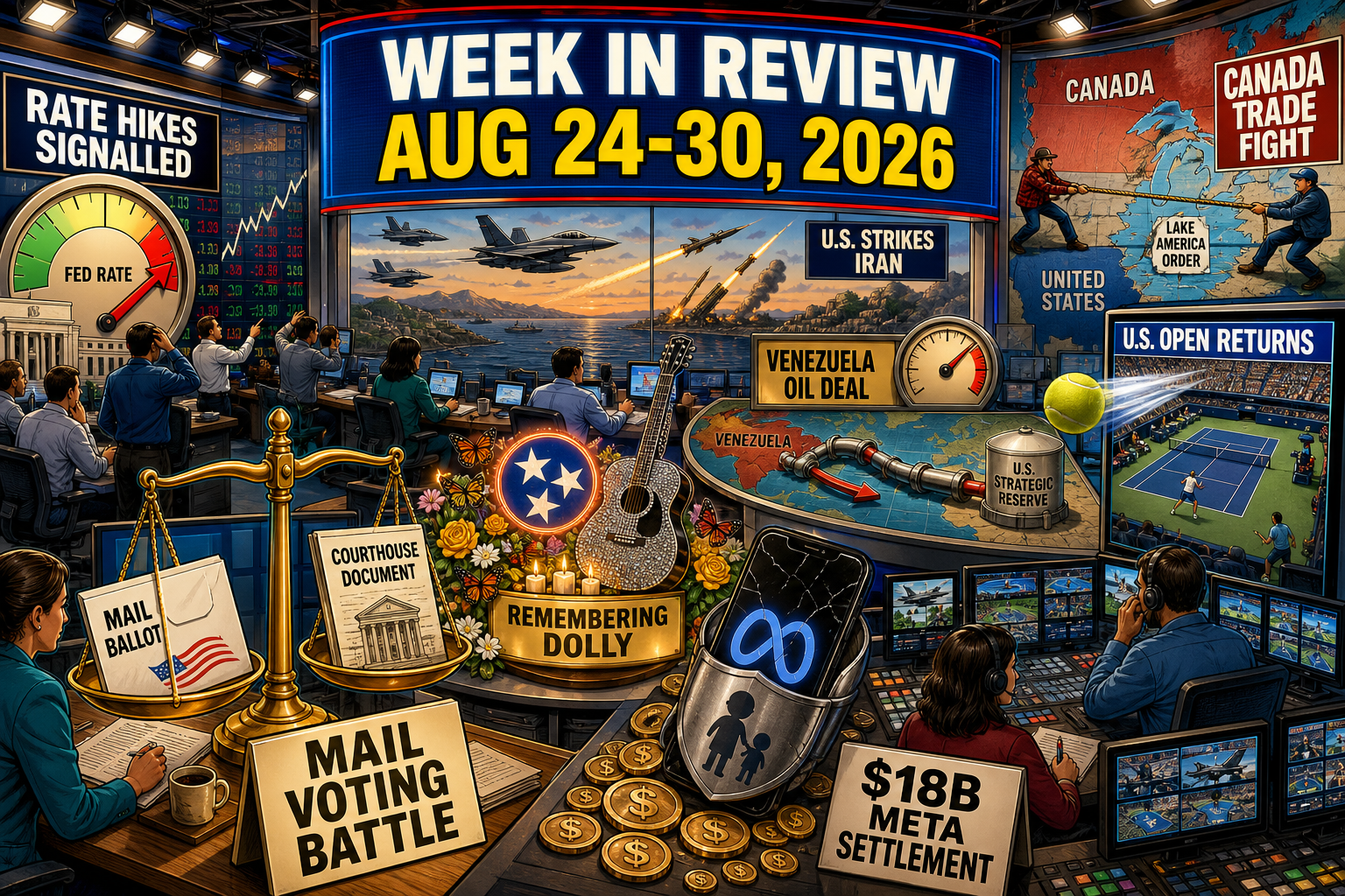 Weekly News Montage 2026 08 24 To 2026 08 30