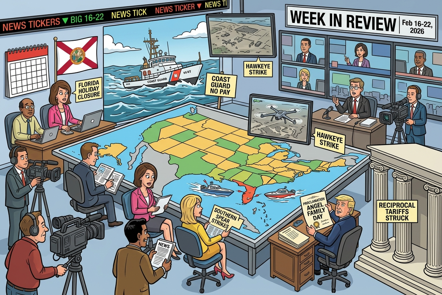 Weekly News Montage 2026 02 16 To 2026 02 22