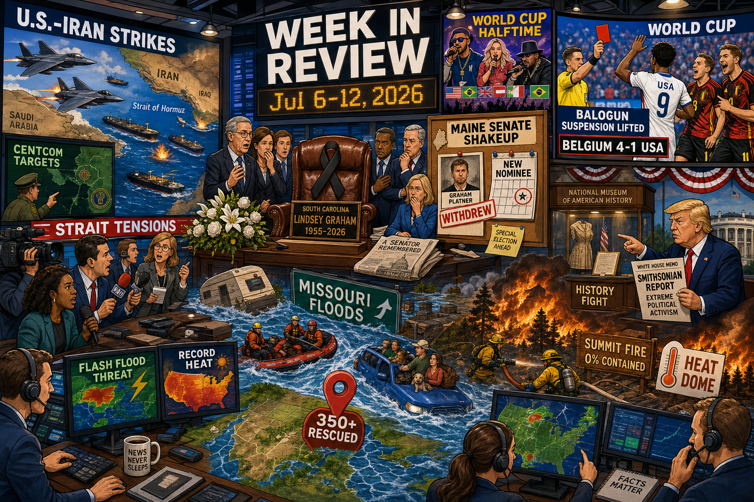 Weekly News Montage 2026 07 06 To 2026 07 12