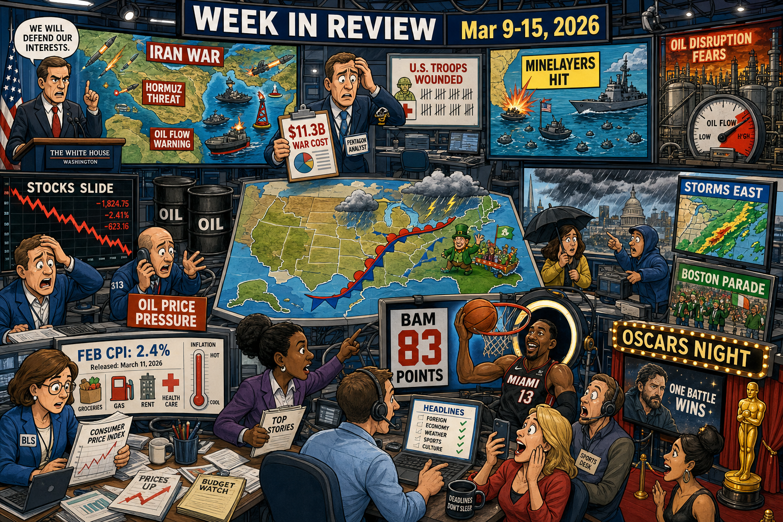 Weekly News Montage 2026 03 09 To 2026 03 15