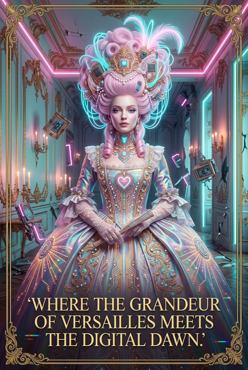 Gilded Glitch: The Cyber-Rococo Salon