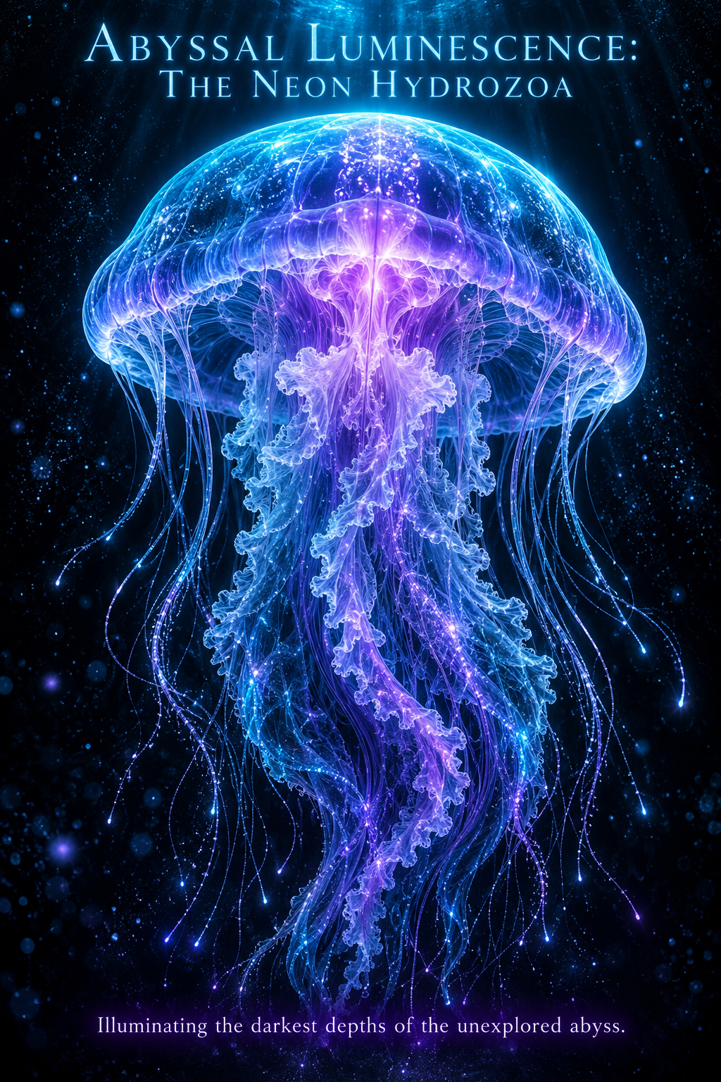 Abyssal Luminescence: The Neon Hydrozoa