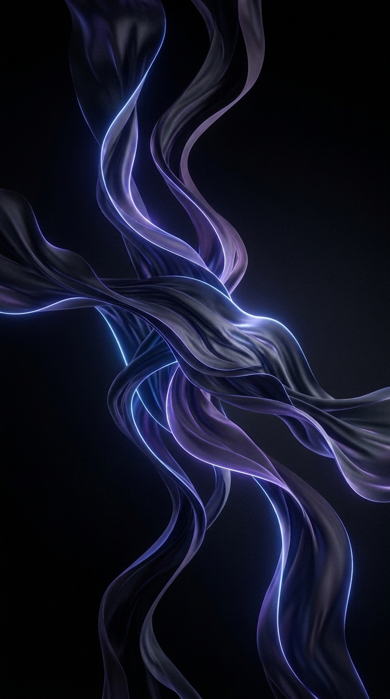 Dark Abstract Flow — mobile wallpaper