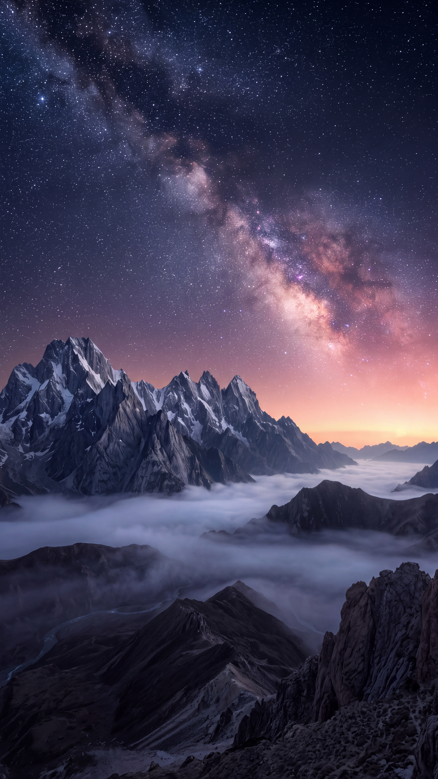 Dark Mountain Nature — mobile wallpaper