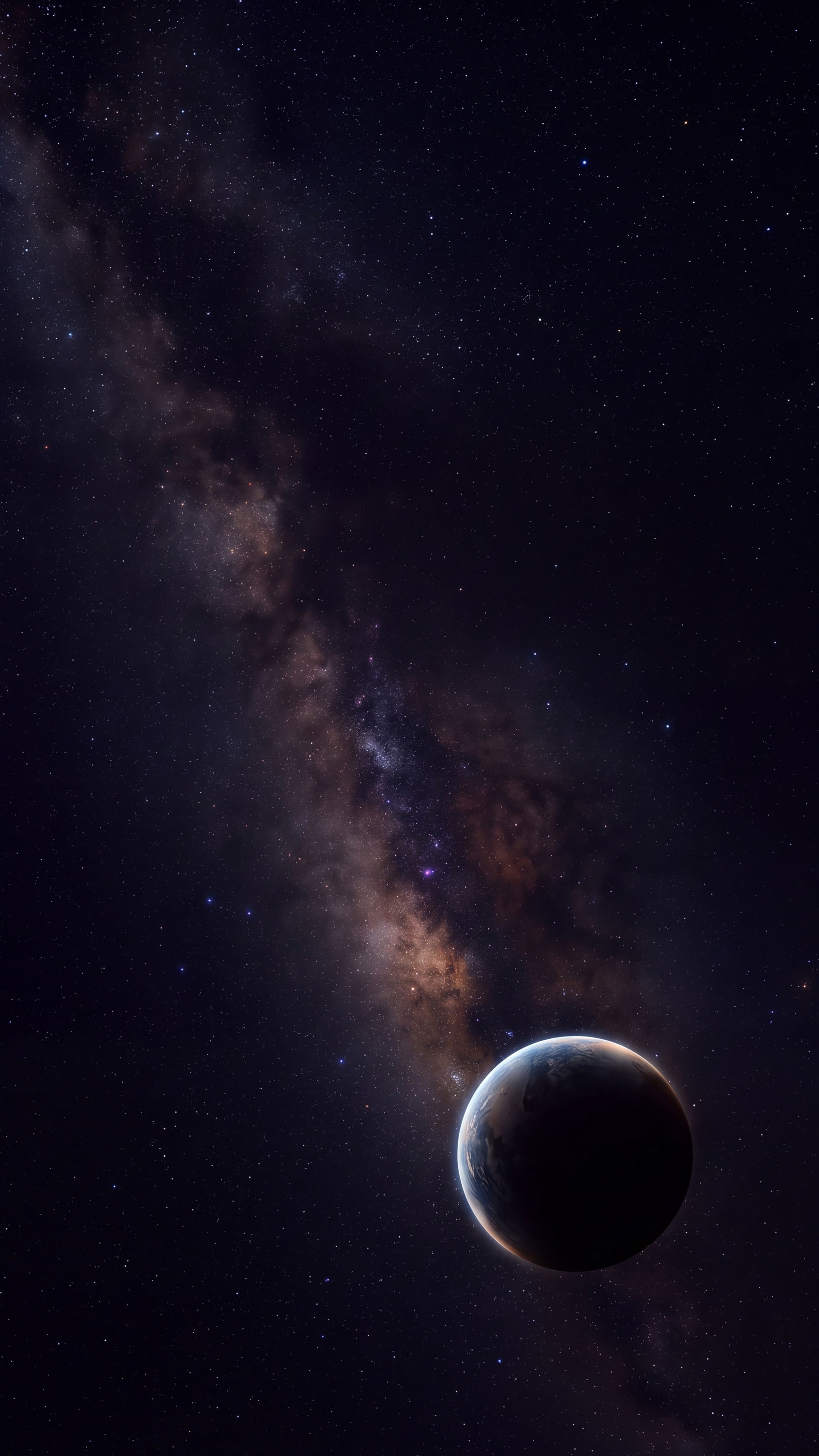 Deep Space Void — mobile wallpaper