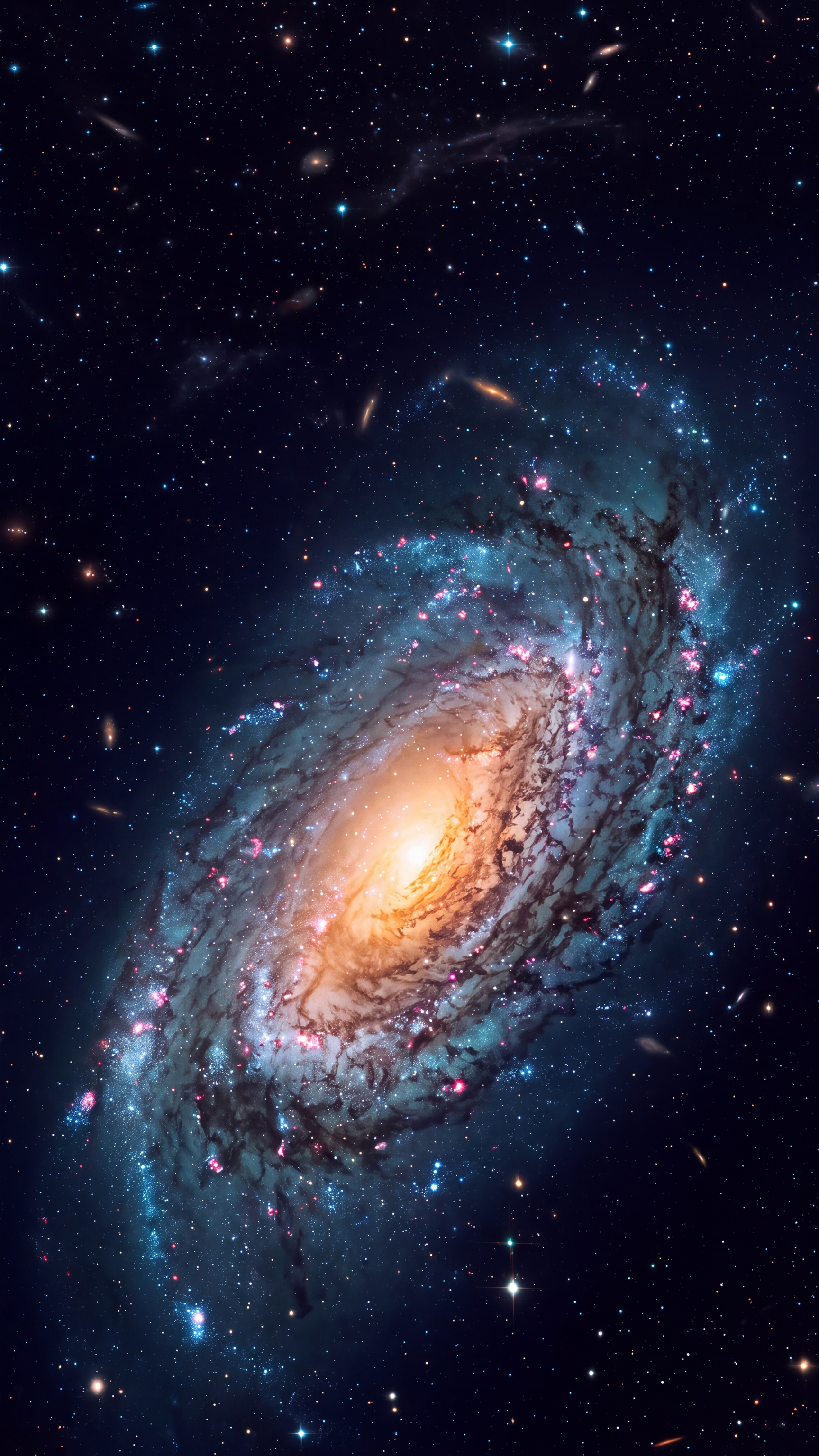 Galaxy Spiral — mobile wallpaper