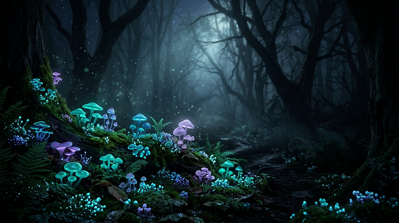 Bioluminescent Forest