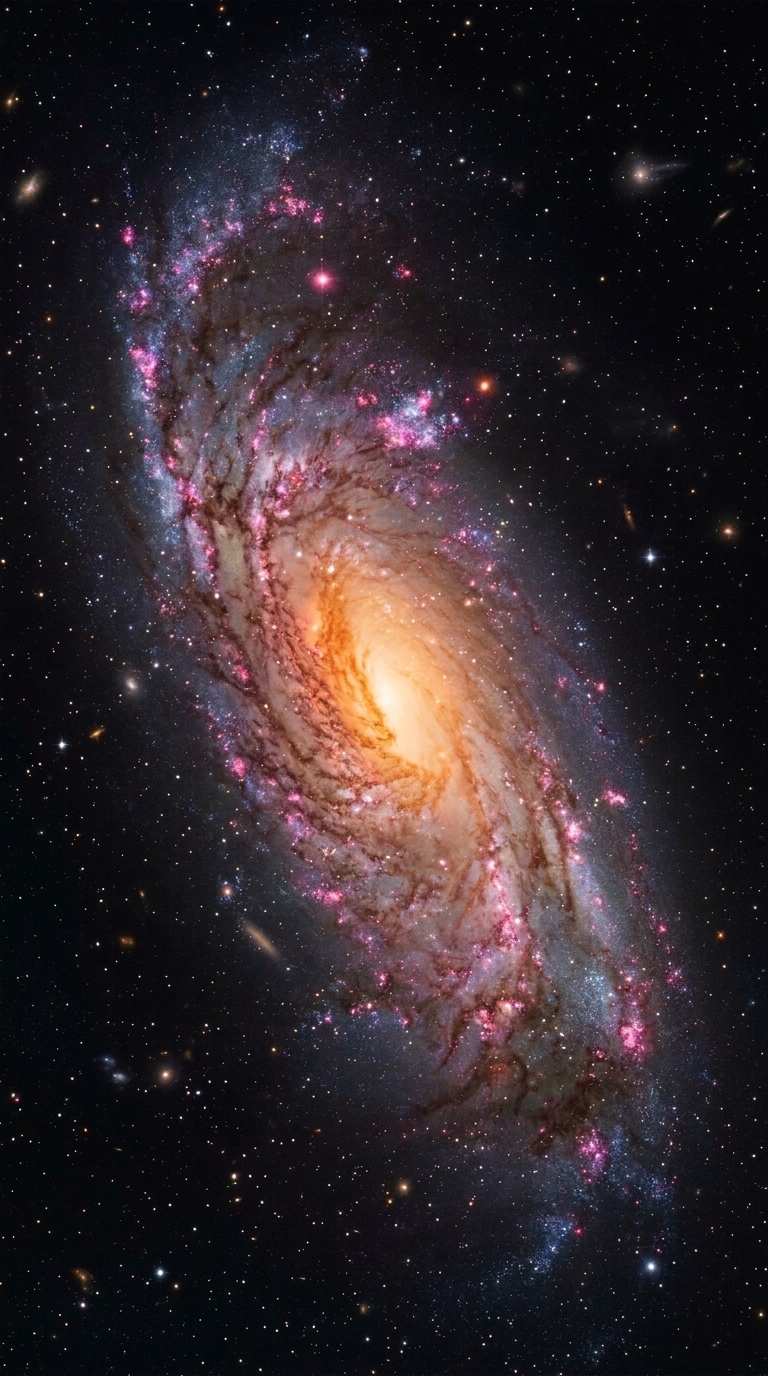 Galaxy Spiral — mobile wallpaper