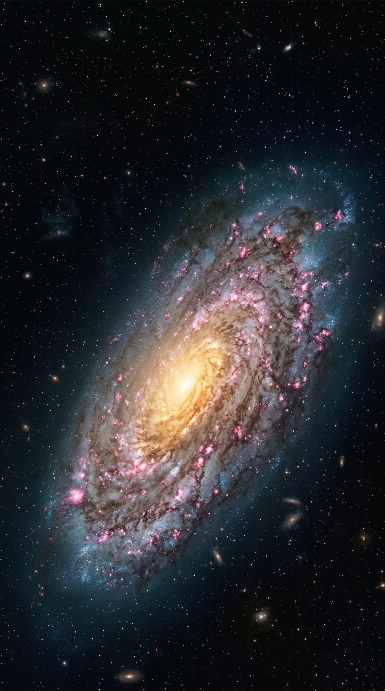 Galaxy Spiral — mobile wallpaper