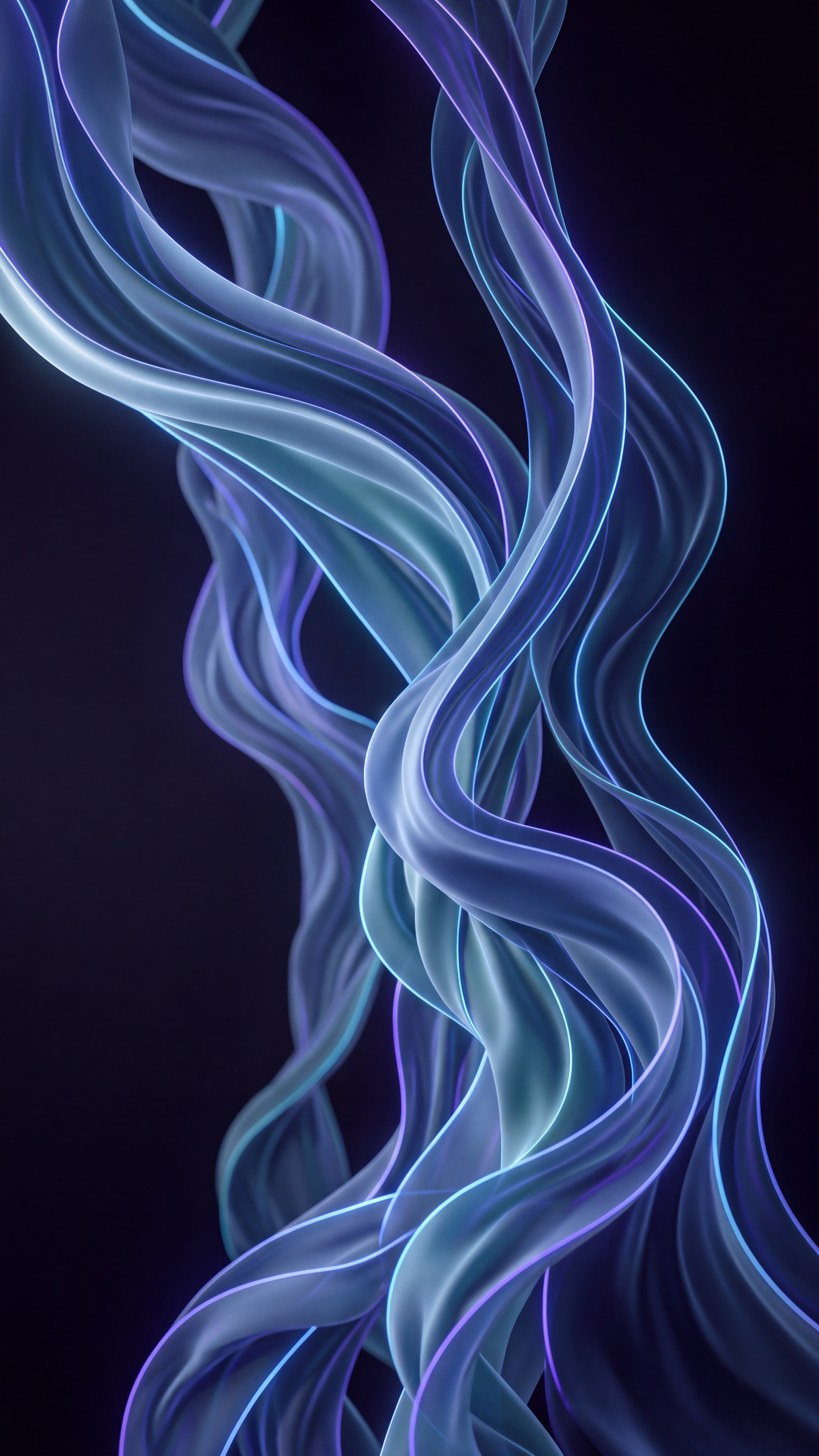 Dark Abstract Flow — mobile wallpaper