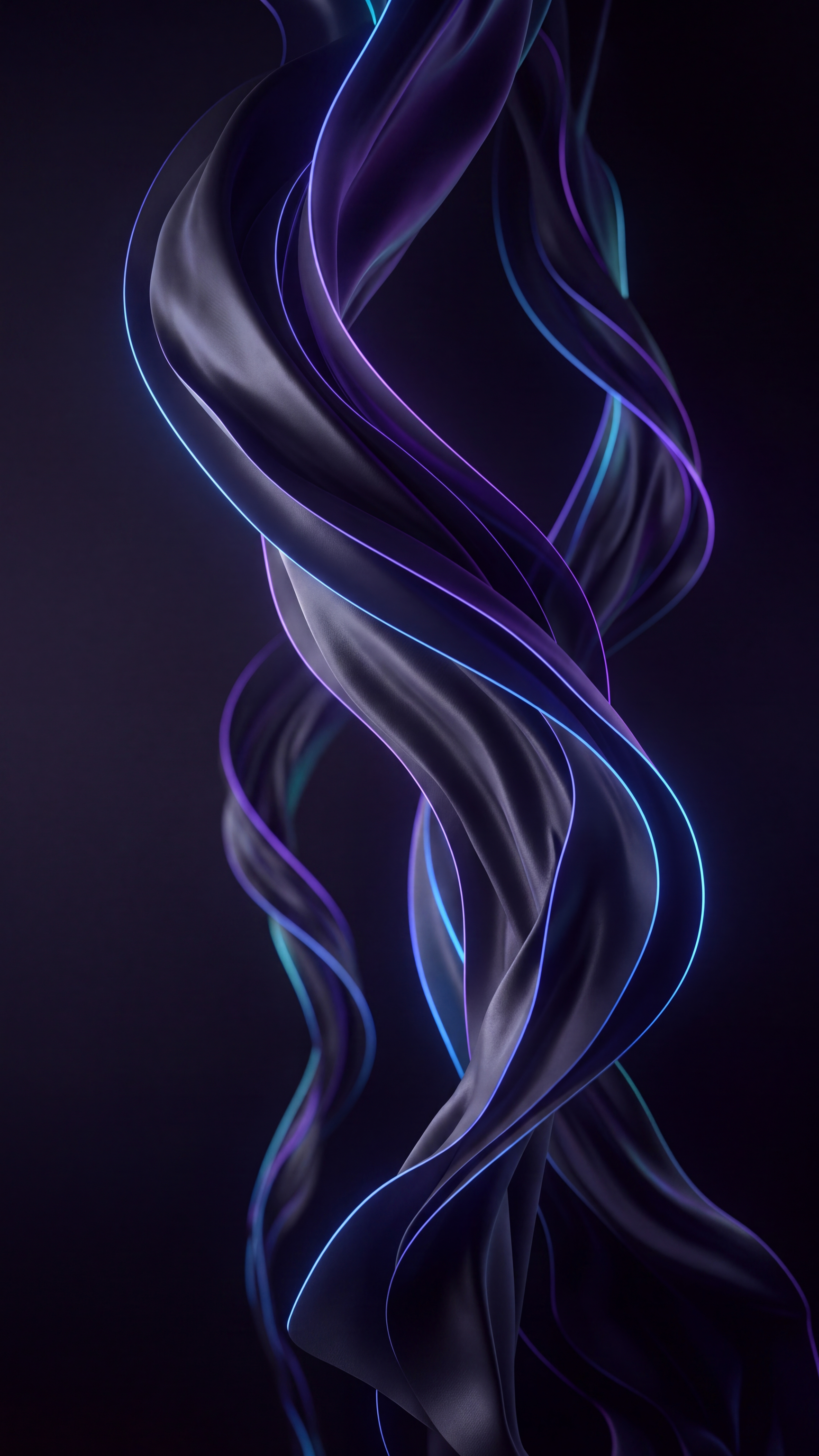 Dark Abstract Flow — mobile wallpaper