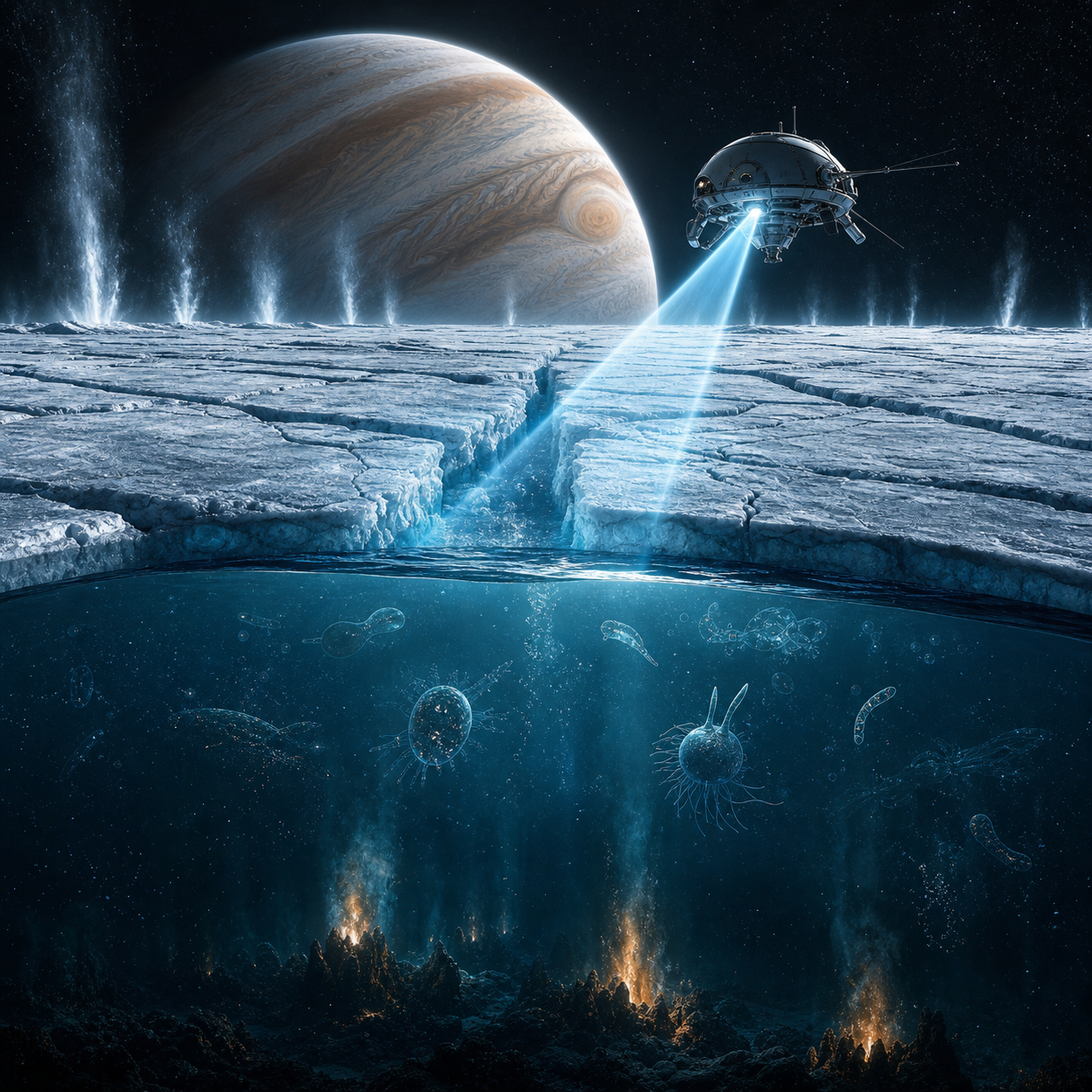 The Search For Life On Europa And Enceladus
